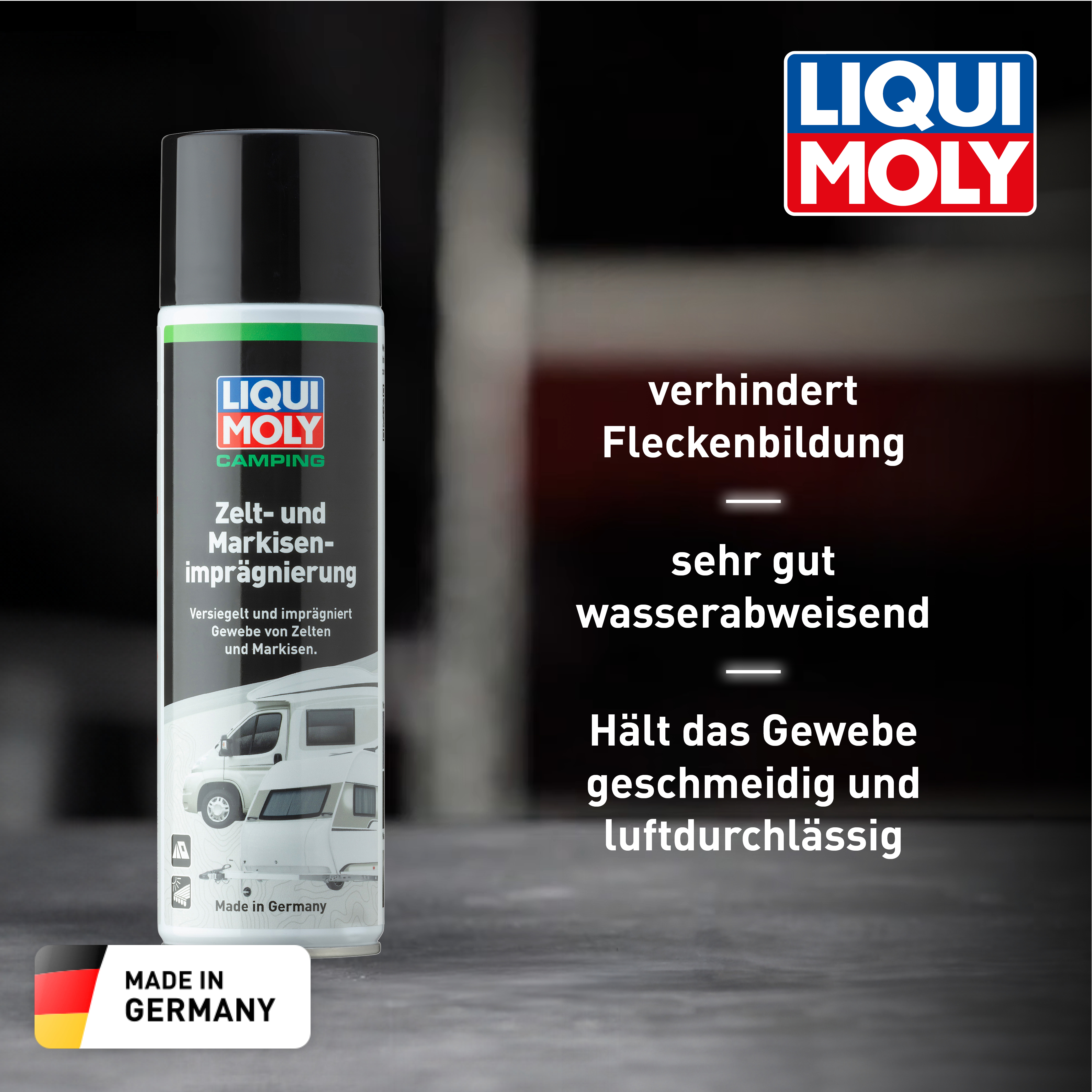 Liqui Moly Camping Zelt- und Markisenimprägnierung 500ml Liqui Moly Camping Zelt- und Markisenimprägnierung 500ml